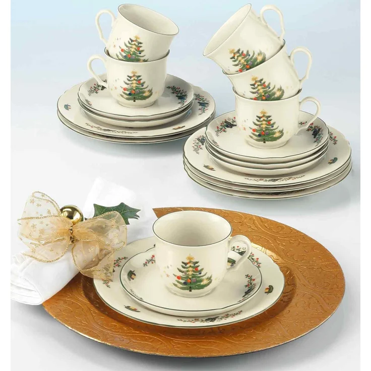 Seltmann Weiden Marieluise Weihnachten Kaffeegedeck 3-teilig – Bild 2