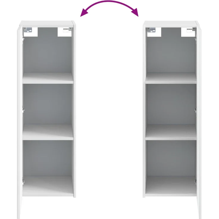 vidaXL Badezimmerschrank-Set 5 stk. Weiß 136 x 35 x 80 cm 3405973 – Bild 10