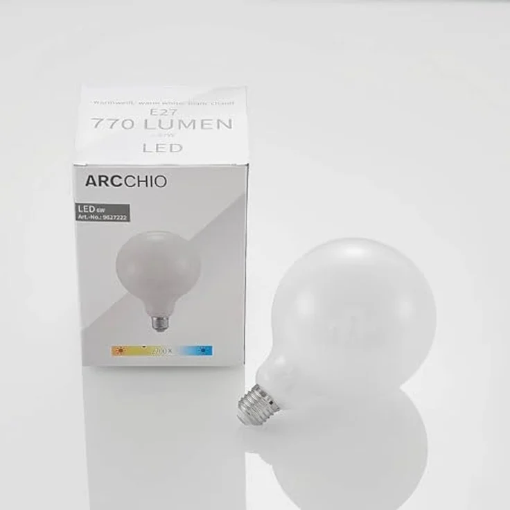 Arcchio LED-Leuchtmittel E27 6W LED, E27, warmweiß – Bild 4