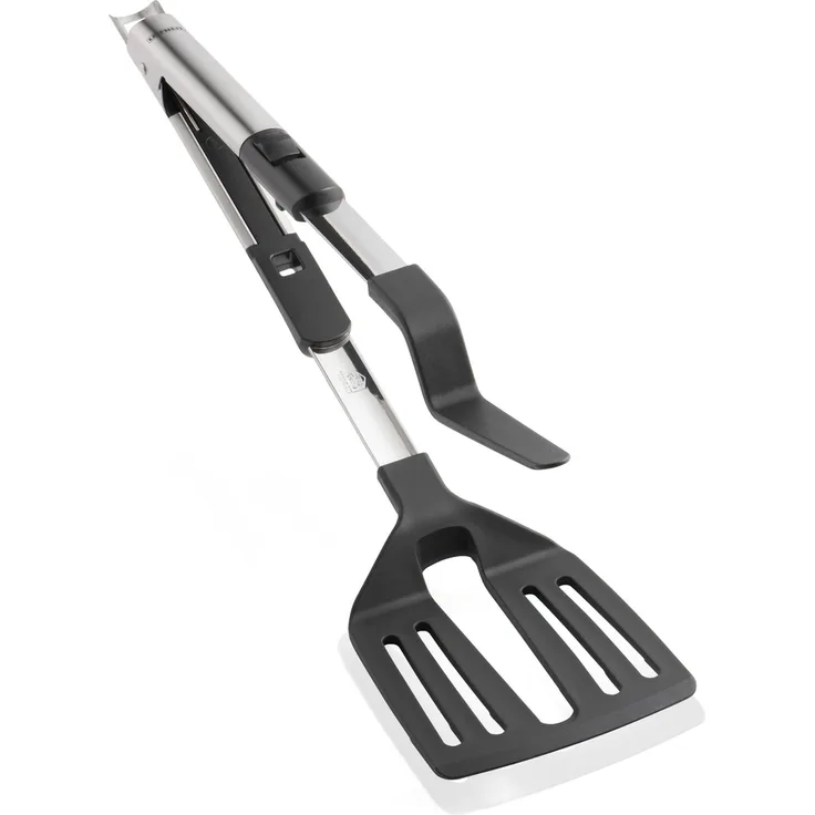 Leifheit 2-in-1 Zangenwender, Bratenwender & Pfannenwender, Zange & Wender