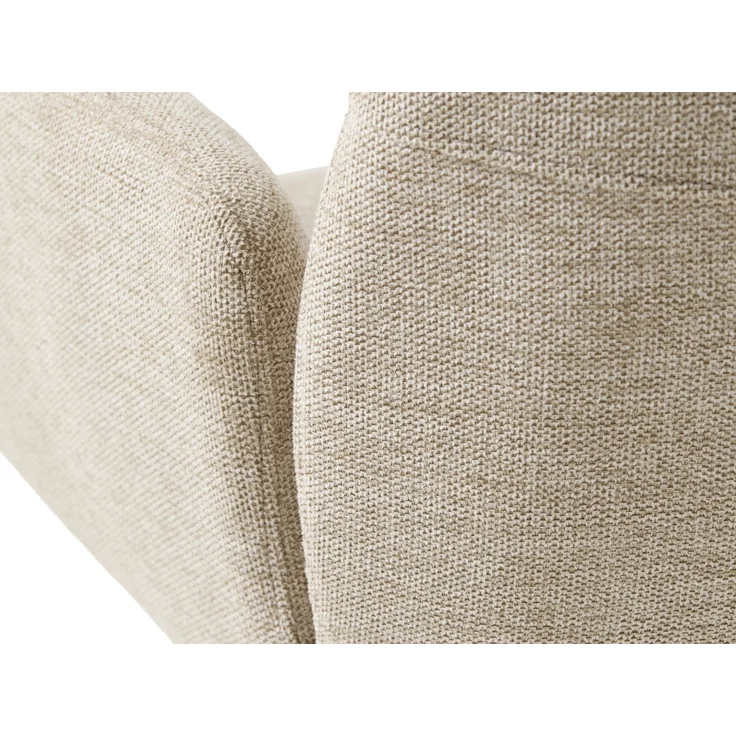 Armlehnstuhl >ROXANA< drehbar, Wipp-Relax-Funktion, Sand, Stoff-Brego - 57,5x88x62cm (BxHxT) – Bild 8