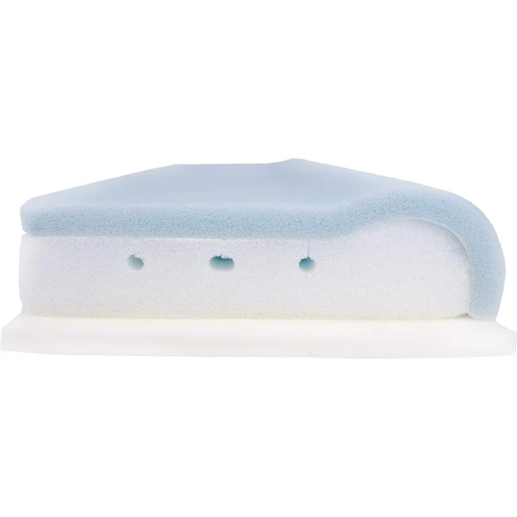 Traumschloss Nackenstützkissen Klima Control, Füllung: Klima-Hybridschaum, Bezug: Polyester (73% Polyester 27% Coolmax Polyester), Soft-Touch Feeling & 3D Klimaband zur besseren Belüftung – Bild 7