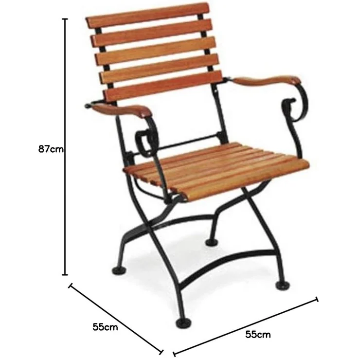 MERXX Gartensessel TOPSELLER! (1-St, Gartenstuhl, OTTOs Choice), Eukalyptusholz, klappbar, braun – Bild 3