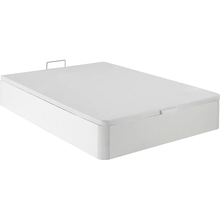 Vente-unique - Set 160 x 200 cm weißer Bettkasten + Schaum- und Gel-Matratze mit Memory-Effekt 7 Zonen 22 cm Höhe - SOMIRA von YSMÉE – Bild 8