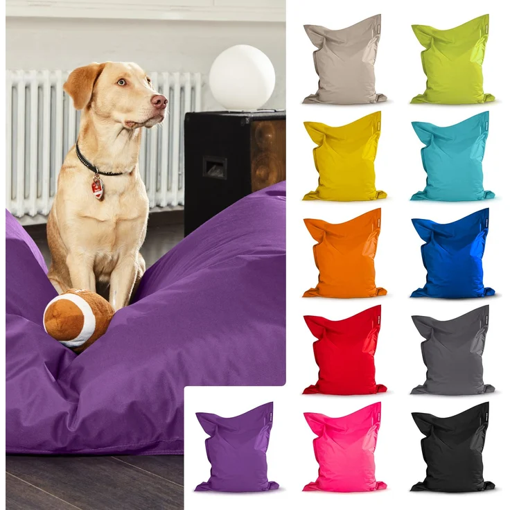 Green Bean® Hundebett für mittlere & große Hunde 120x160cm Hundekissen - Lila – Bild 7