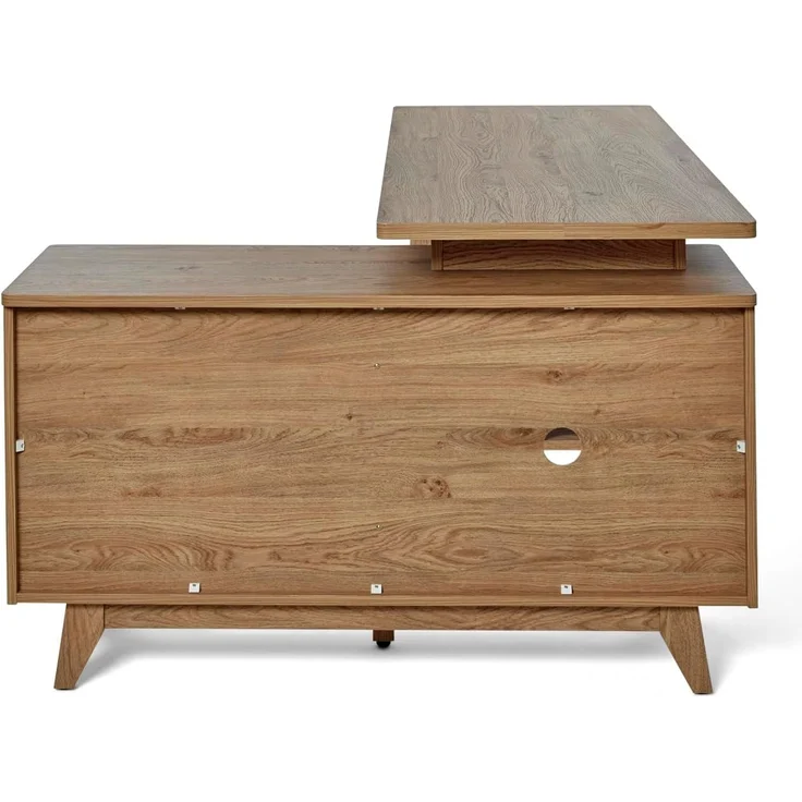 Jahnke Eckschreibtisch Libre D 240 E Montana Eiche – Bild 5