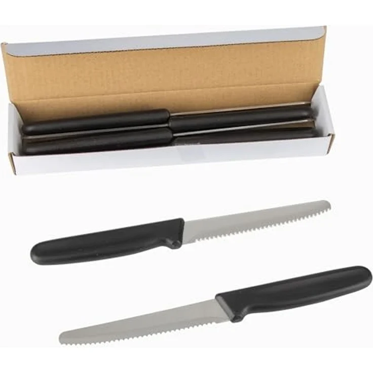KVOTA Universalküchenmesser Universalmesser-Set 12-tlg.–Edelstahl, schwarz, 21 cm–Brotzeit & Küche, leicht – Bild 2