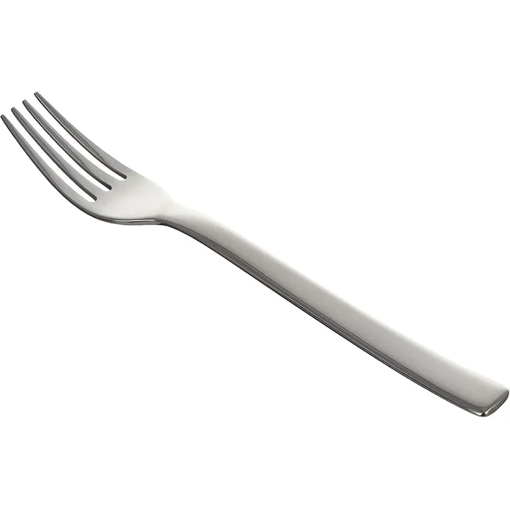 Alessi Ovale Dessertgabel, Edelstahl, Silber, 17 x 4 x 2. 5 cm, 6-Einheiten