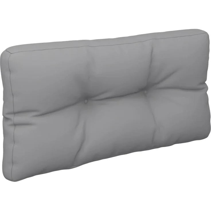 vidaXL Palettenkissen, Stoff, Grau 70 x 40 x 12 cm – Bild 3