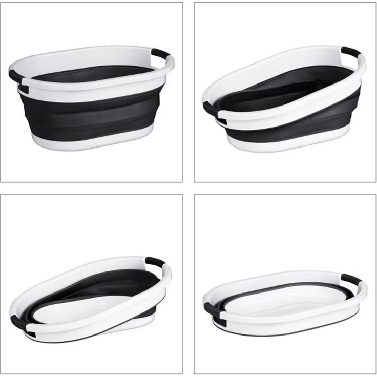 Faltbarer Wäschekorb 36 Liter – Bild 6