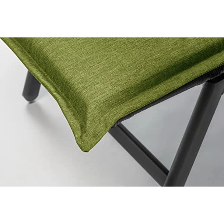 sunnypillow Liegenauflage für Gartenliege, Polyester grün, 190 x 60 x 9 cm – Bild 6
