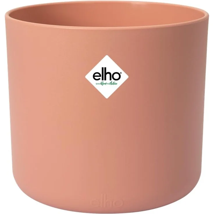 elho B.for Soft Rund 16cm Blumentopf - Zartrosa | ∅ 16 x H 15 cm | für den Innenbereich | 100% recyceltes Plastik