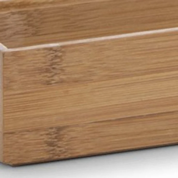 Zeller Present Aufbewahrungskorb Ordnungsbox, Bambus, 23 x 7,5 x 5 cm – Bild 7