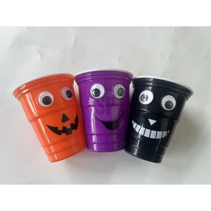 Koopmann Trinkbecher Kulleraugen HALLOWEEN - Büro & Esszimmer & Wohnzimmer & Kinderzimmer & Küche Gläser in Lila