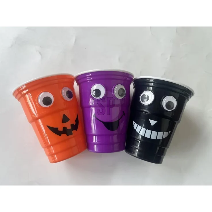 Koopmann Trinkbecher Kulleraugen HALLOWEEN - Büro & Esszimmer & Wohnzimmer & Kinderzimmer & Küche Gläser in Lila