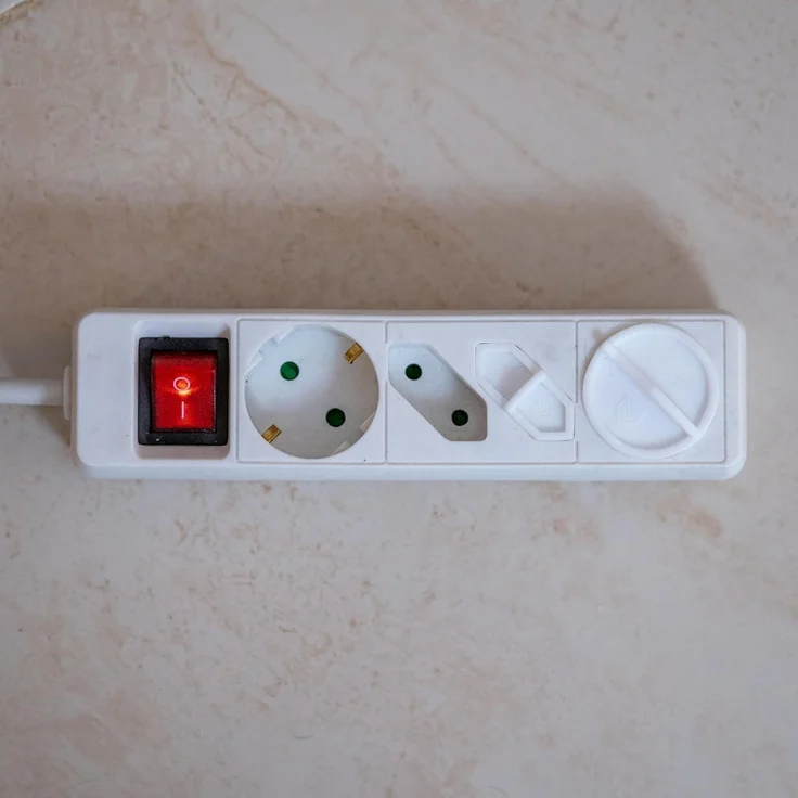 Steckdosen Abdeckung, 4 Stück, in Weiß, aus Silikon, Steckdosenschutz vor Spritzwasser, Staub, Deckel für Eurostecker Typ C Steckdose, Kappe für Öffnungen von Mehrfachstecker, Möbel Steckdosenleiste – Bild 6