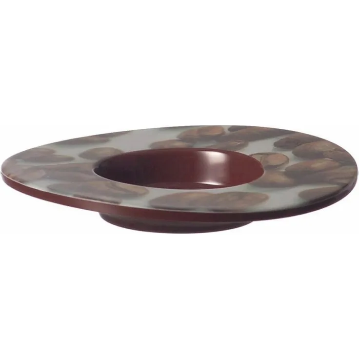 Leonardo Loop Untersetzer Kaffee, Untertasse für Espresso Tasse, Kunststoff, mehrfarbig, Ø 11 cm, 58168