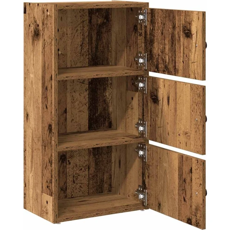 vidaXL Bücherregal Altholz-Optik 40x24x77 cm Holzwerkstoff 860371 – Bild 10