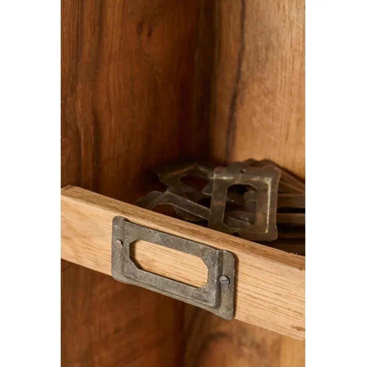 Ib Laursen - Wandregal Regal 12 Fächer Unika Holz Braun 12 Papierhalter 21038-30