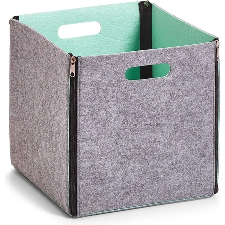HTI-Living Aufbewahrungsbox Aufbewahrungskorb Filz (1 St, 1 Korb), Regalbox Regalkorb – Bild 2