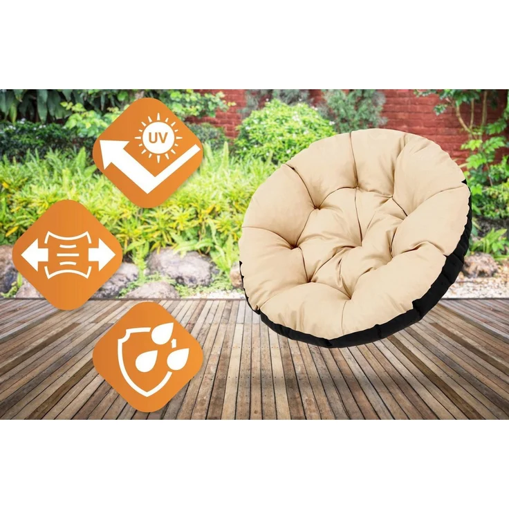 Amazinggirl Dekokissen Hängesessel Kissen Sitzkissen für Hängeschaukel 60 cm - Outdoor – Bild 3
