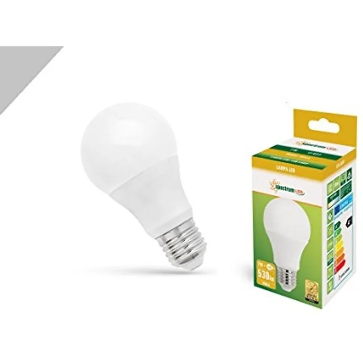 LED E27 7W 230V AC Neutralweiß GLS 610 Lumen 270°