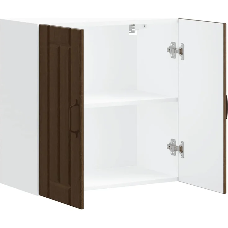 vidaXL Küchen-Hängeschrank Lucca Braun Eichen-Optik Holzwerkstoff 853824 – Bild 5
