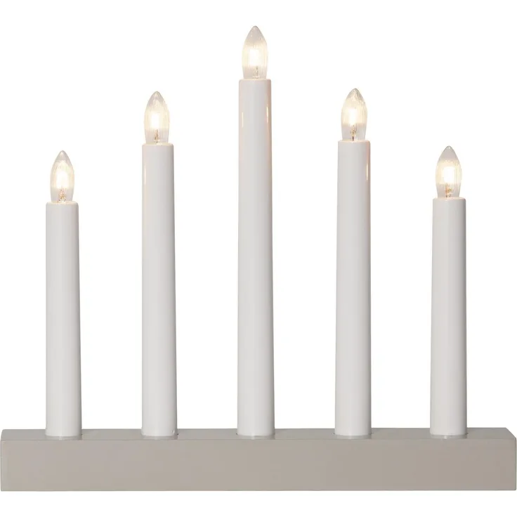 Fensterleuchter Inez Beige 5-flammig E10 Leuchtmittel B 265cm