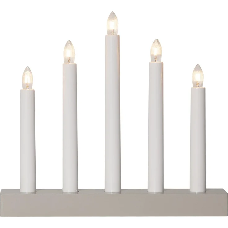 Fensterleuchter Inez Beige 5-flammig E10 Leuchtmittel B 265cm