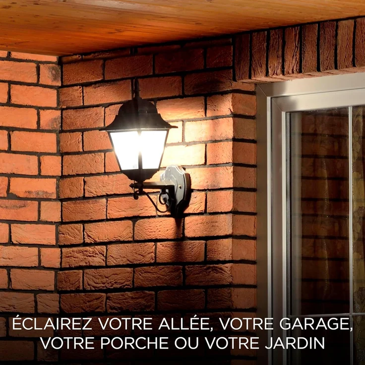 Integral LED GLS E27 Nicht dimmbare Milchglas Glühlampe mit Dämmerungssensor | LED Glühbirne e27 | Cool White 4000K, 470lm, 4.8W (entspricht 40W) Energieeffizient für Veranda, Garage, Garten – Bild 3