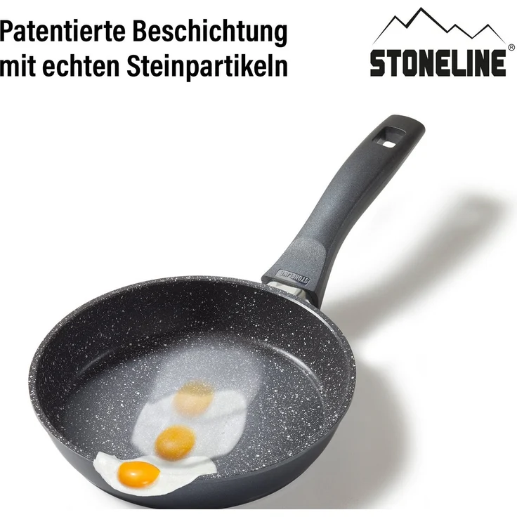 STONELINE Bratpfanne, Aluminiumguss, kratzfeste STONELINE®-Antihaftbeschichtung, Induktion – Bild 3