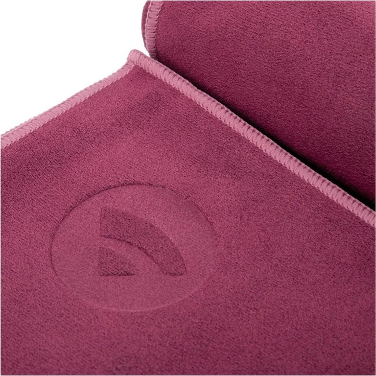 bodhi Sporthandtuch Yogamattenauflage FLOW Towel L aubergine – Bild 2