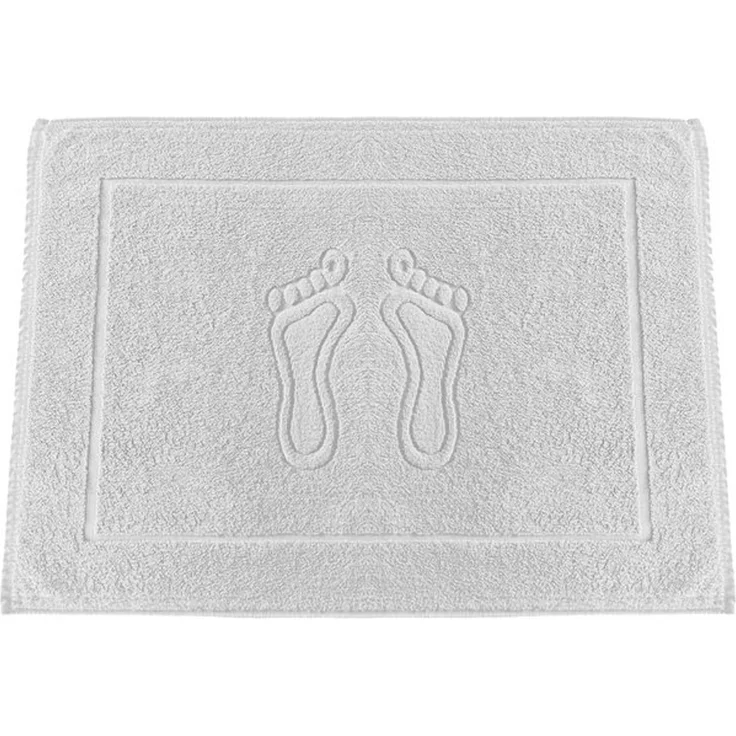 MatratzenL.A.B® Badematte 650 g/m² Blauer Schwan®, 100% Baumwolle, 50x70 cm, Badvorleger, Duschvorleger, Duschmatte Frottee – Bild 4