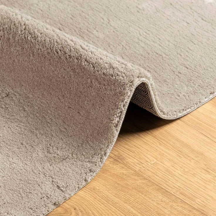 vidaXL Mittlerer Flor weicher und waschbarer Teppich HUARTE Sand 42022496 – Bild 6