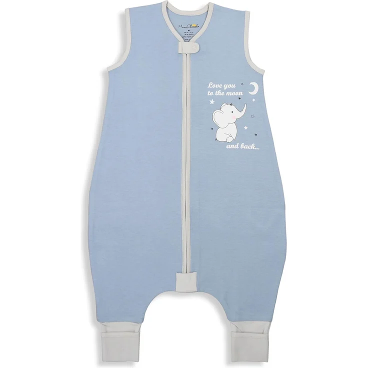Baby Schlafsack mit Füßen Bio-Baumwolle 1.0 TOG Ganzjahres 1er-Pack