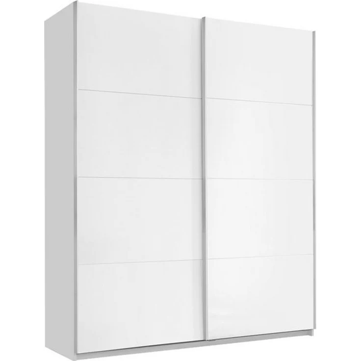 Pol-Power Schwebetürenschrank SEVILLA, Weiß Hochglanz, Weiß matt, B 170 cm x H 210 cm, 2 Türen – Bild 4