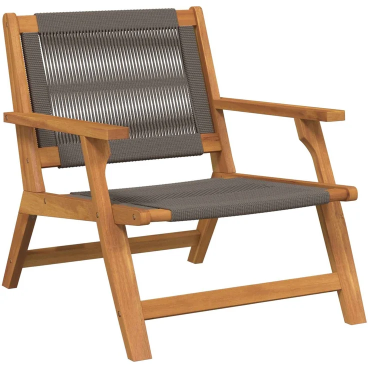 vidaXL gartenmöbel 2 pcs Grau 67 x 76 x 73 cm Massivholz Akazie 367832 – Bild 1
