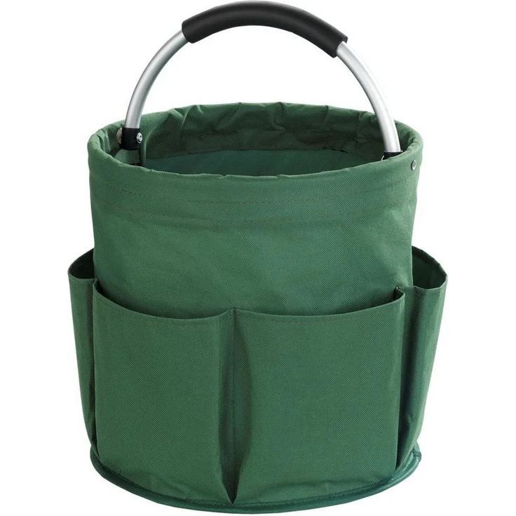 Maximex Organizer Universal-Reinigungs-Caddy (1 St), mit 6 Außentaschen für Gartenwerkzeug, großes Hauptfach, faltbar, 16 l – Bild 1