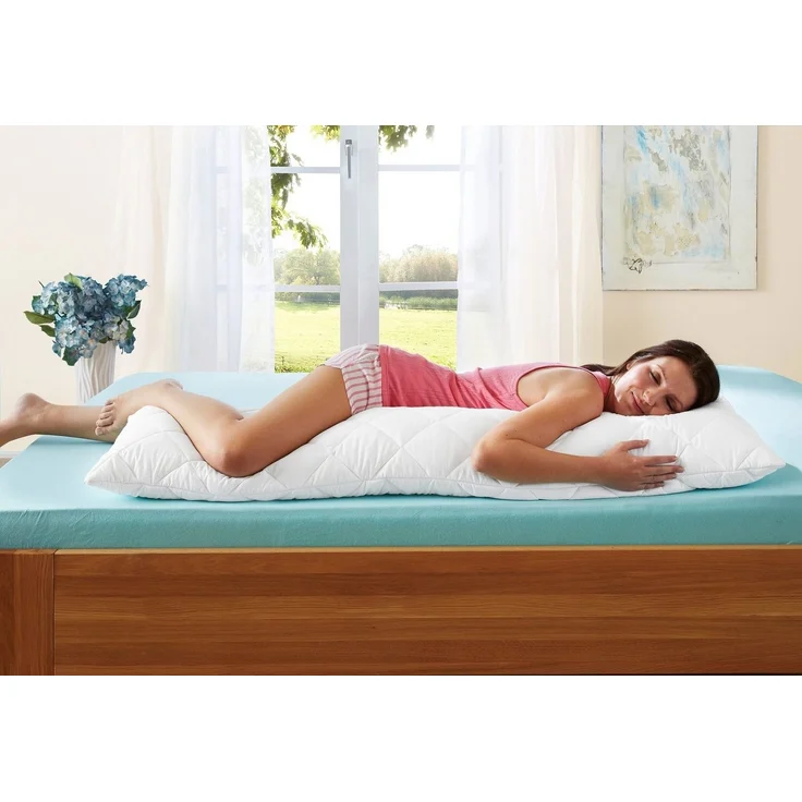 Beco Seitenschläferkissen Medibett Kissen, Stillkissen, 140 x 40 cm, 1-tlg, Kissen Allergiker geeignet (Hausstauballergiker) – Bild 3
