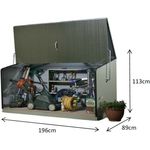 Trimetals Metall Gerätebox Fahrradgarage