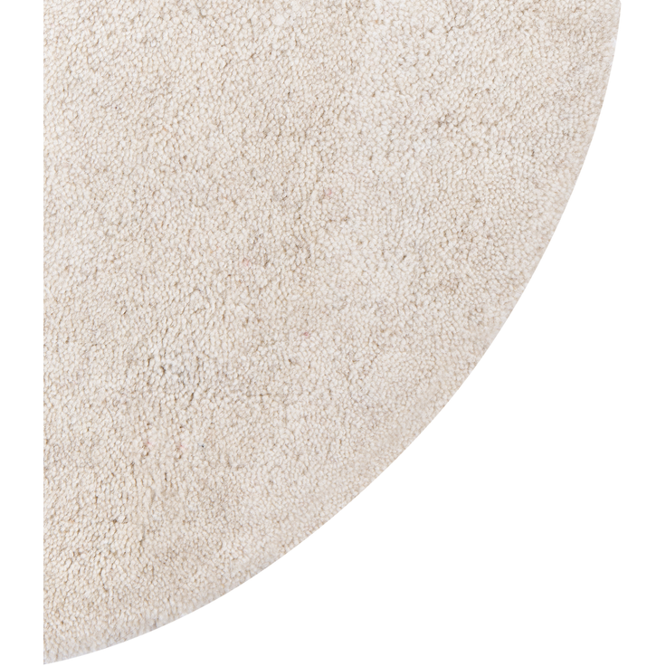 Teppich KOKKINI Hellbeige ø 140 cm Wolle – Bild 5