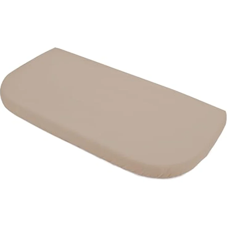 Waldin Spannbettlaken Spannbettlaken für Waldin Beistellbett 7in1, Taupe, Spannbetttuch – Bild 2