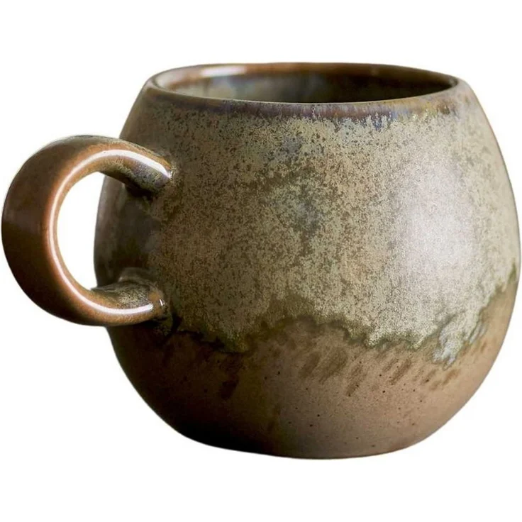 Bloomingville Becher Bloomingville Becher PAULA Braun Beige mit Henkel – Bild 3