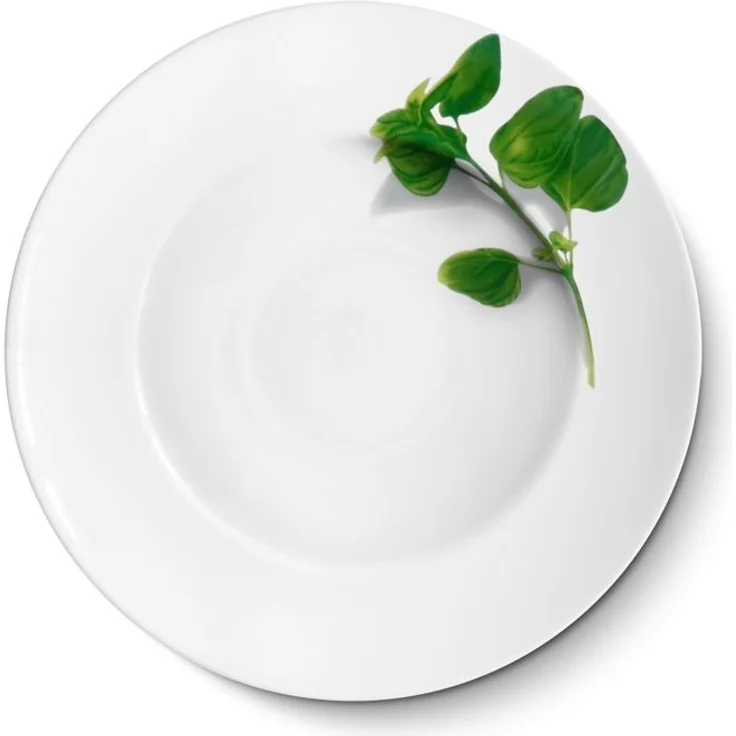 CreaTable - EUROPA KRÄUTER - Pastateller BASILIKUM 27 cm aus Porzellan – Bild 1