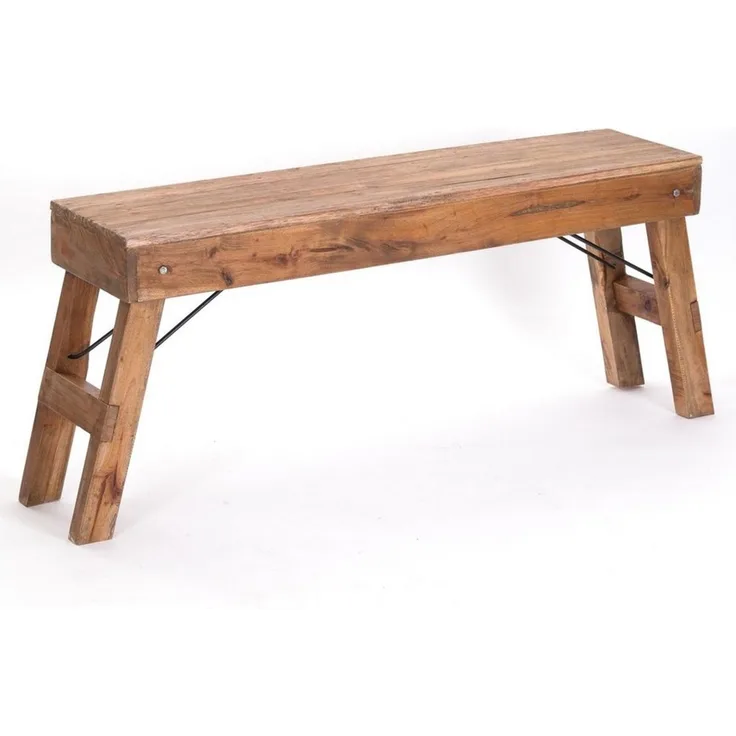 DESIGN DELIGHTS Sitzbank KÜCHENBANK "ALDO", faltbar, 112x48x28 cm (LxHxB), Holzbank, Farbe: