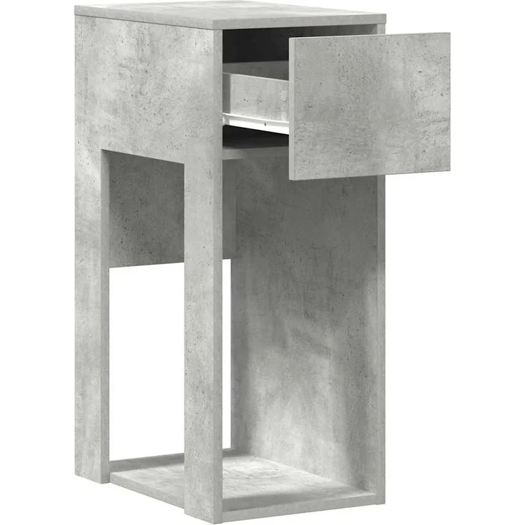 vidaXL Computerschrank mit Schublade Betongrau 30x44x74 cm 858734 – Bild 3
