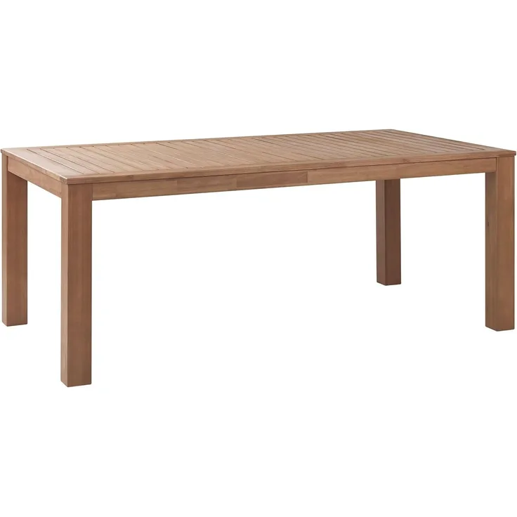 Gartentisch Holz Heller Holzfarbton MONSANO
