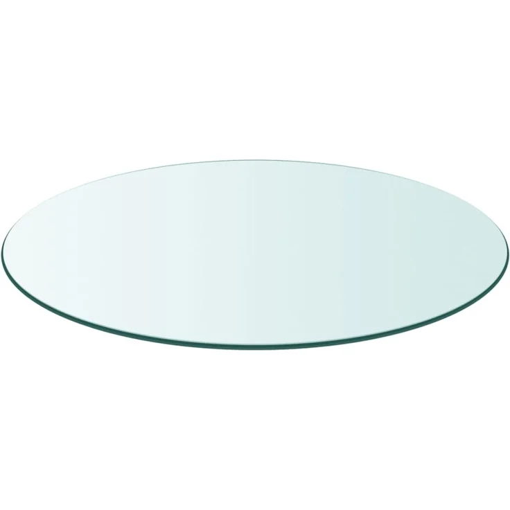 vidaXL Tischplatte aus gehärtetem Glas rund 800 mm 243629 – Bild 3
