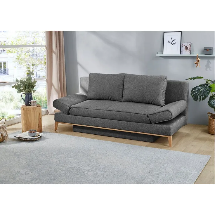 Jockenhöfer Gruppe Schlafsofa Yann, B: 198 cm, Liegefl. 138x198 cm, mit Bettfunktion, Bettkasten & Armteilverstellung