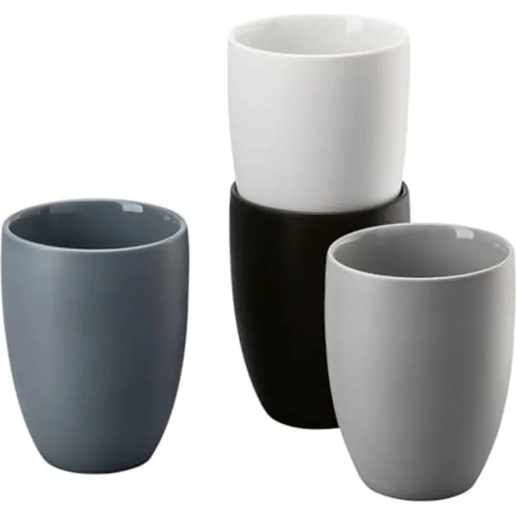 Rosenthal The Mug+ Mixed Becher doppelwandig 300 ml 4er Set